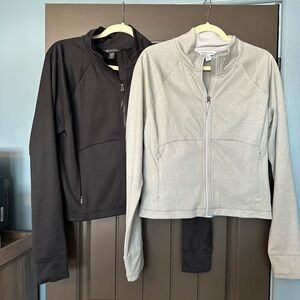 Athleta Unstoppable Crop Full Zips Large Tall